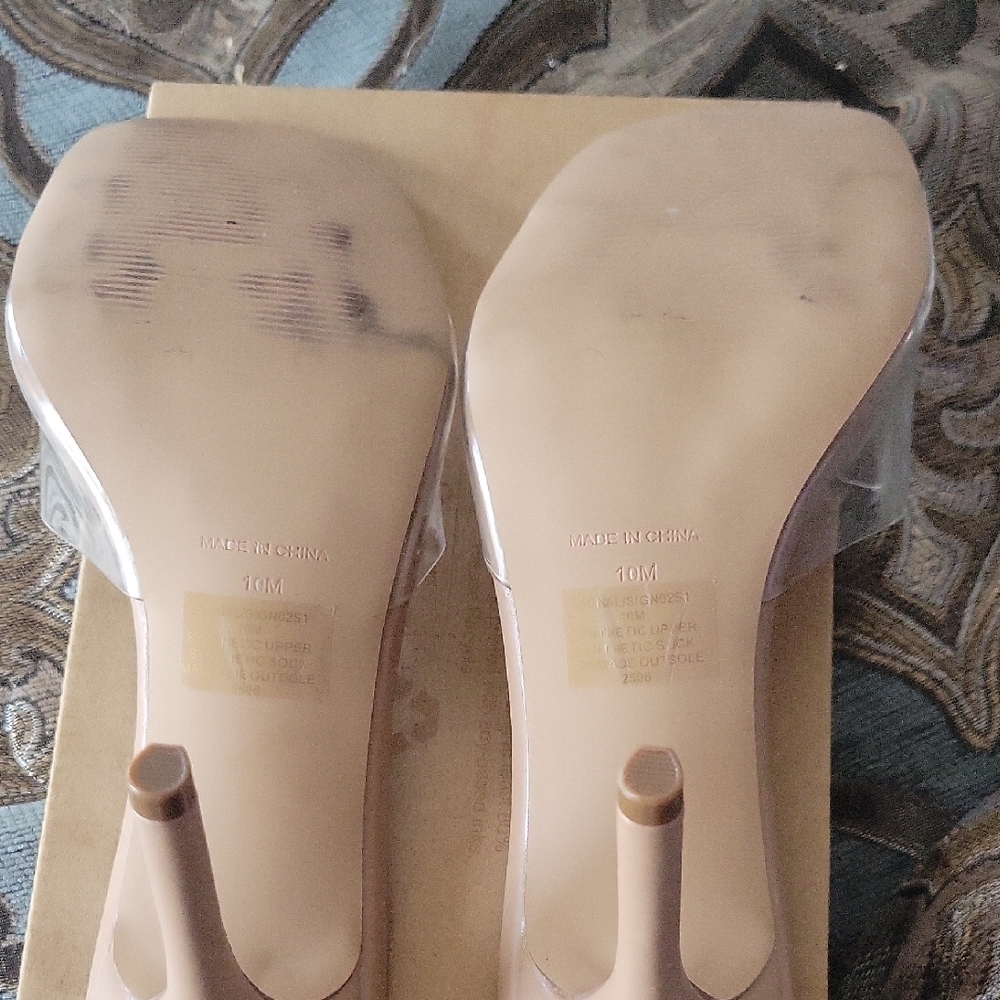 Elegant Tan Women's Heels - Picture 6 of 6